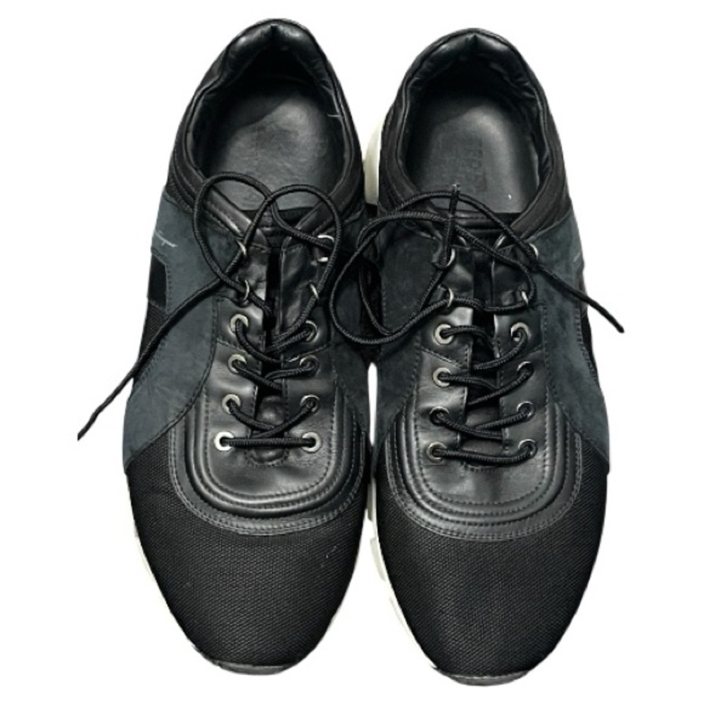 Salvatore Ferragamo Black and Gray Sneakers